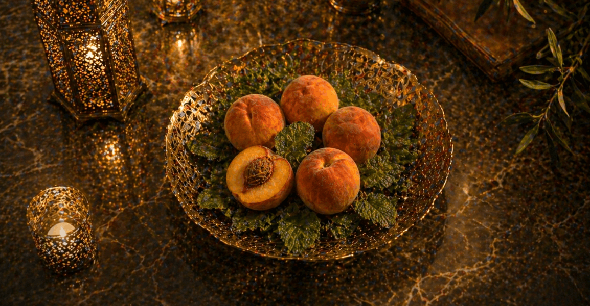 Fruits et décor oriental